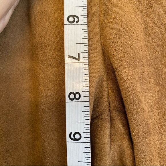 J.Jill brown camel suede like soft stretchy ankle leggings slacks XS petite - Picture 10 of 11